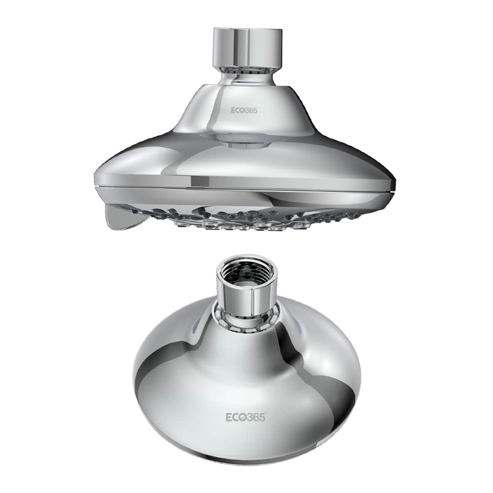 Multi-Function Shower Head with 5 Spray Modes – Chrome Finish | Universal Fit | Wall Mounted