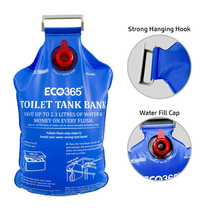 Water Saving Toilet bank (Pack of 2) - ECO365