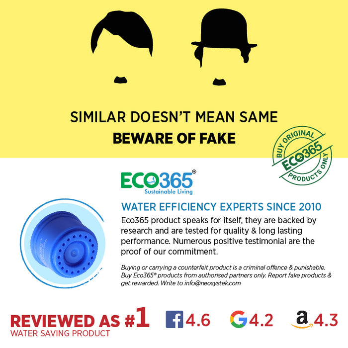 Shower Flow Aerator - 3LPM - ECO365