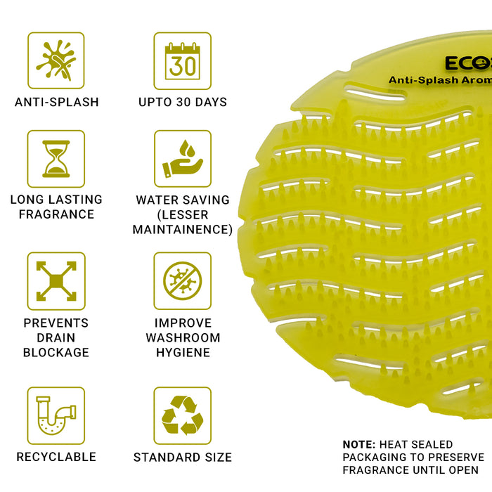 Urinal Screen - Lemon Fragrance (Pack of 10) - ECO365