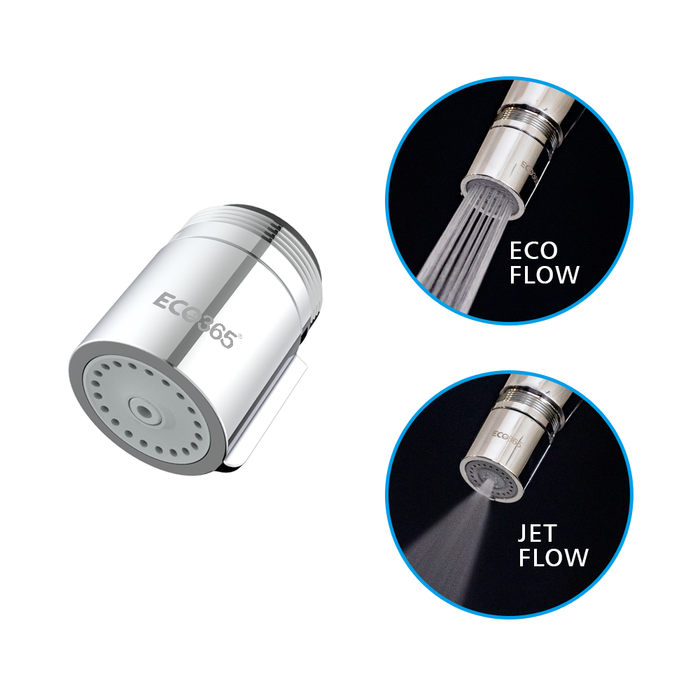 X22 Dual Flow Chrome Finish JET and ECO Flow Aerator - ECO365