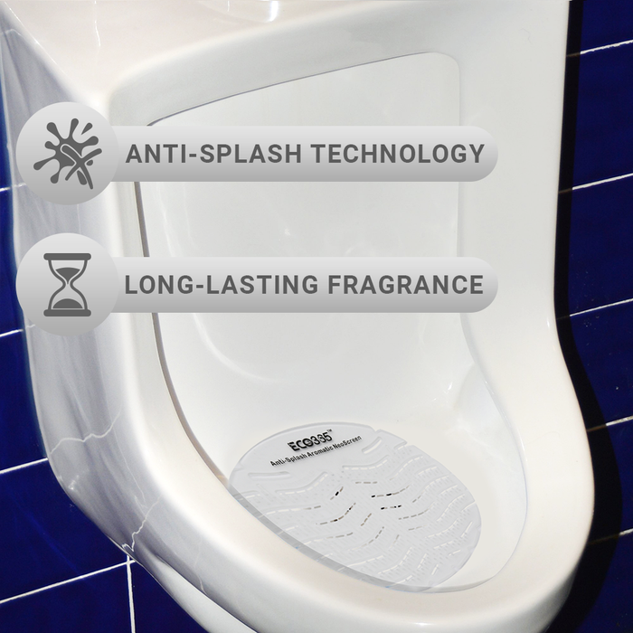 Urinal Screen - White Tropical Fragrance (Pack of 10) - ECO365