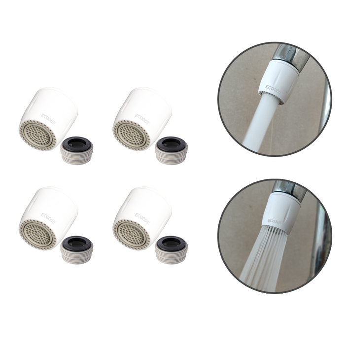 White Switch Aerator - Dual Flow - ECO365