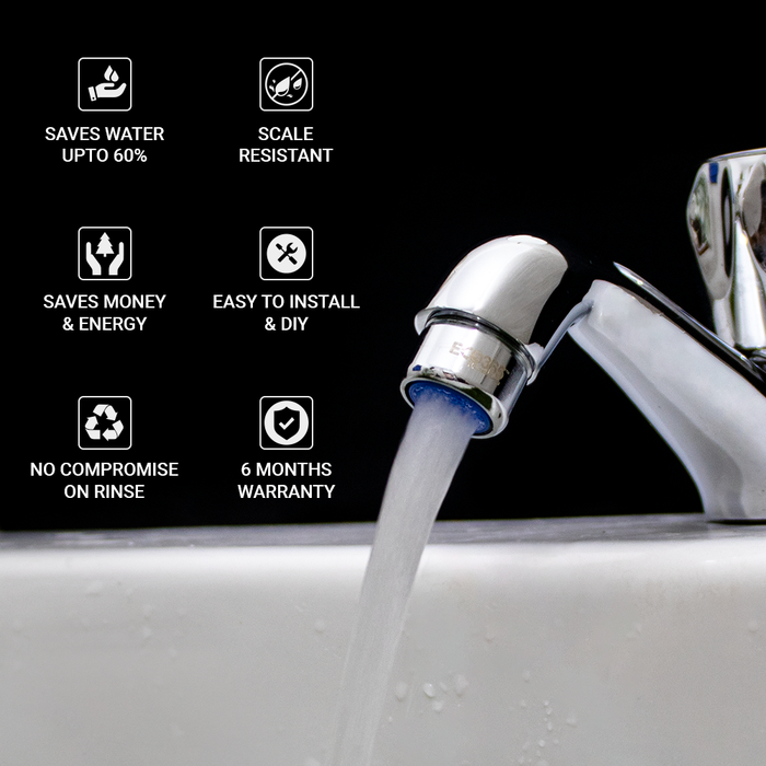 ECO365 Kitchen Water Saving 6LPM Aerator with Foam Flow | Saves upto 60% water from tap. - ECO365