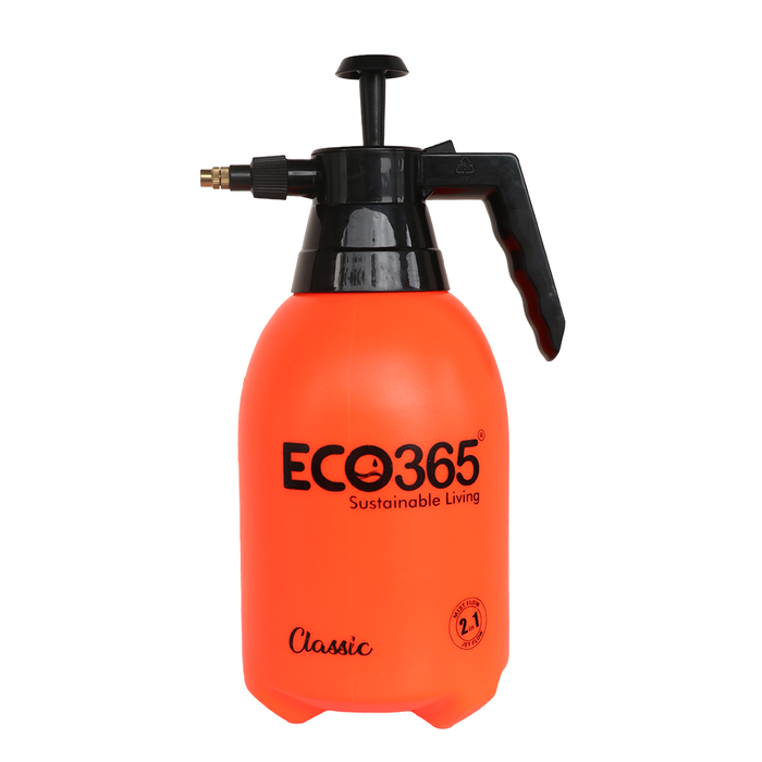ECO365 Classic Dual Flow Multipurpose Garden Sprayer 2.2L (Orange) with Adjustable Nozzle for Mist & Jet Flow (Pack of 2) | Strong & Sturdy Spray Bottle for All Indoor & Outdoor Plants