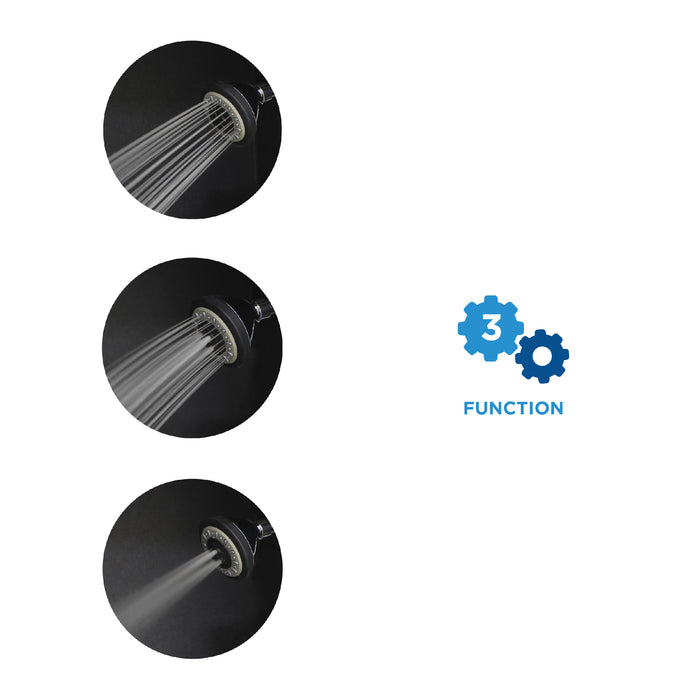 AirOxy 3 Function Shower Head - AO3R Pack of 3 - ECO365