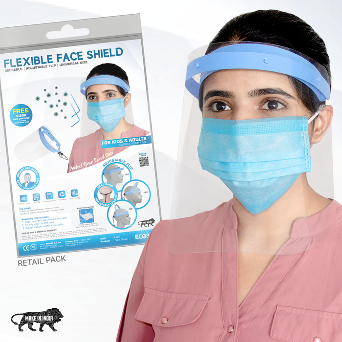 MDPS Flexible Face Shield (Pack of 2) - ECO365