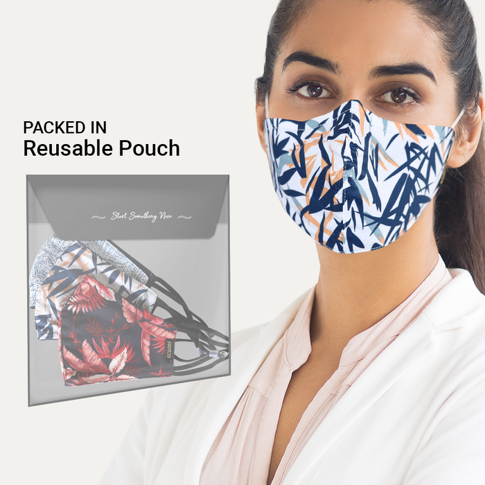 7 Layer Reversible Cotton Mask For Adults (Pack of 3) - ECO365