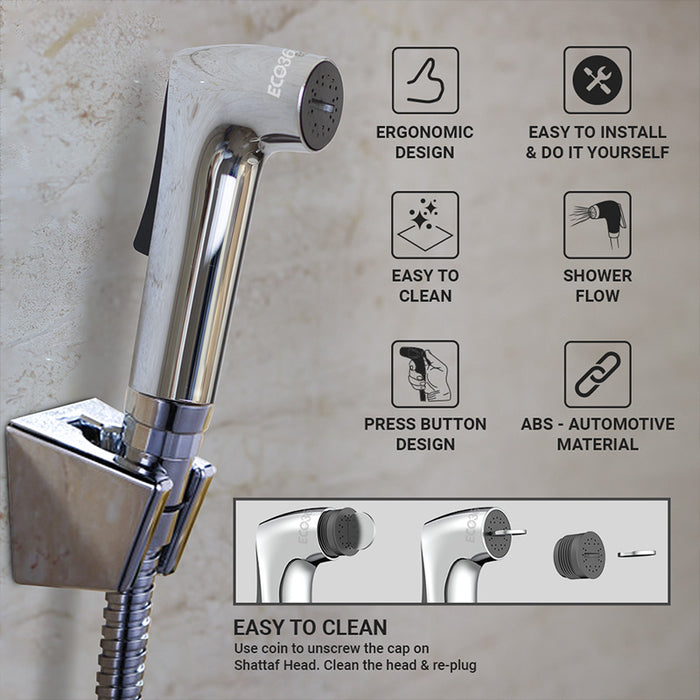 Water Saving Shattaf 2LPM - Shower Flow - ECO365