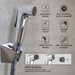 Water Saving Shattaf 2LPM - Shower Flow - ECO365