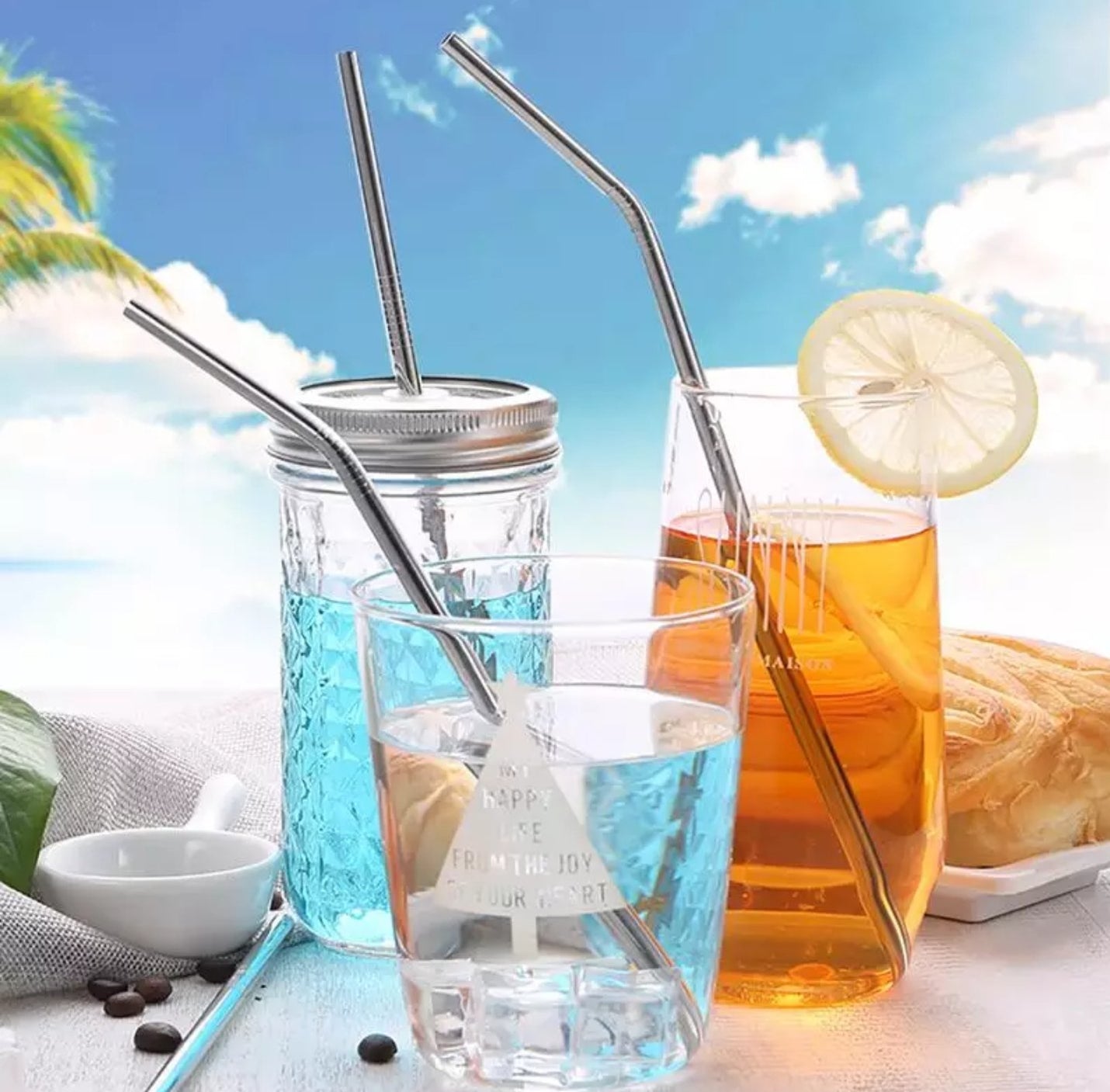 Stainless Steel Straw (4 Straight Straw) — ECO365